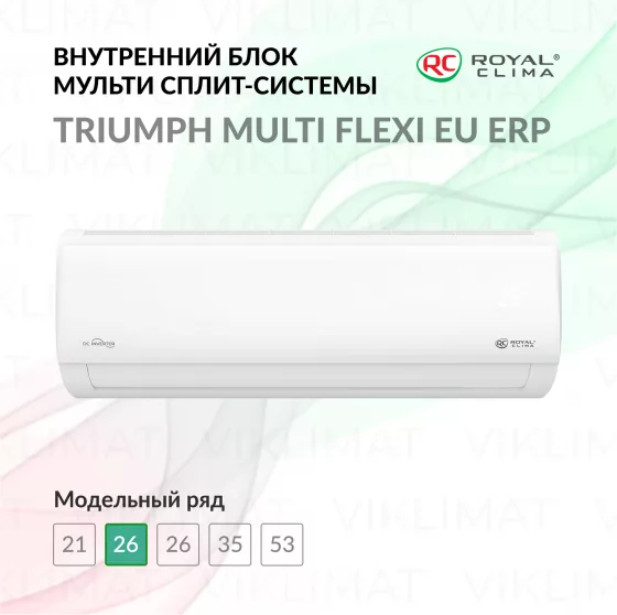 ROYAL CLIMA TRIUMPH MULTI FLEXI EU ERP RCI-TMN09HN Главное фото