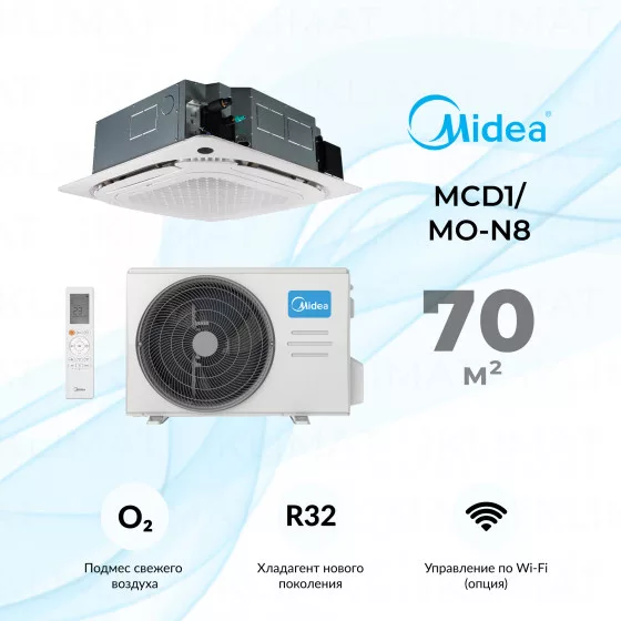 Midea MCD1/MO-N8 MCD1-24HRFNX(GA)/MOX430U-24HFN8-Q(GA)/T-MBQ4-04A1 Главное фото