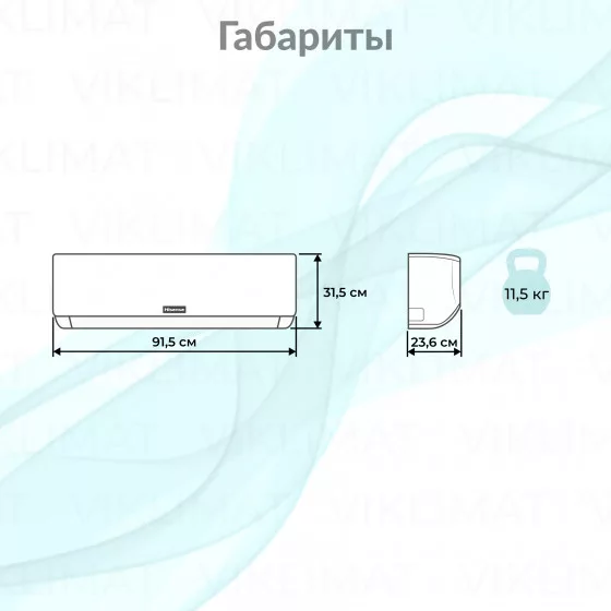 Hisense Smart Free Match DC Inverter AMS-18UW4RXADB03 Второе фото