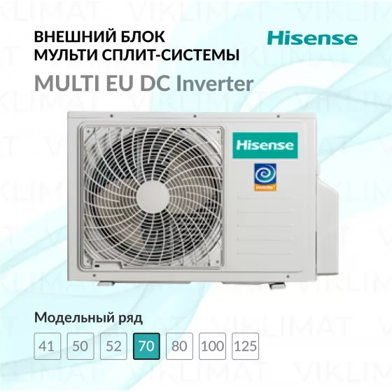 Hisense FREE Match DC Inverter AMW3-24U4RJC Главное фото