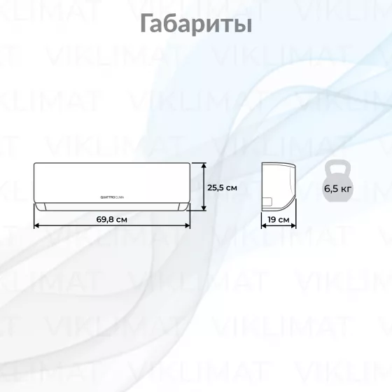 QUATTROCLIMA Блок внутренний QV-FM07WB Второе фото