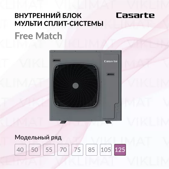 Casarte Внешний блок Casarte 5U125CM1/R3 Главное фото