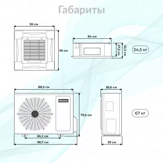 Hisense HEAVY Classic AUC-36HR4SKA/AUC-950R/AUW-36H6SD Второе фото
