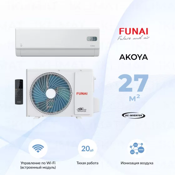 FUNAI AKOYA Inverter RAC-I-AK30HP.D01 Главное фото