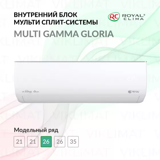 ROYAL CLIMA MULTI GAMMA GLORIA RCI-GLD09HN Главное фото