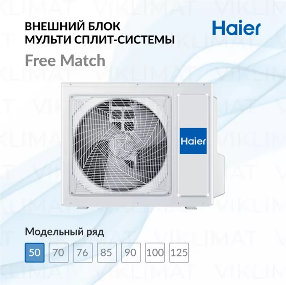 Haier Наружный блок мульти сплит-системы Haier 3U55S2SR5FA Главное фото