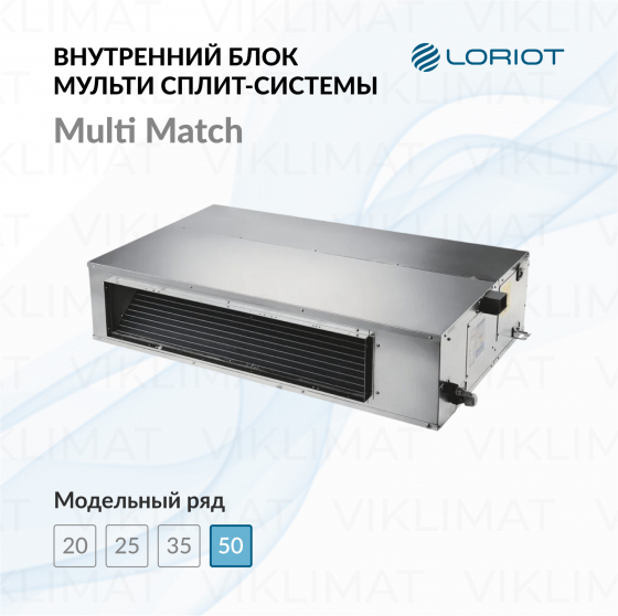 LORIOT Multi Match Внутренний блок LORIOT LAC-18ADIM-IN Главное фото