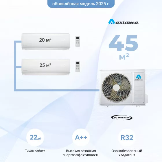 Axioma ASB18M2Z1R + ASX09MH1Z1R + ASX07MH1Z1R Главное фото