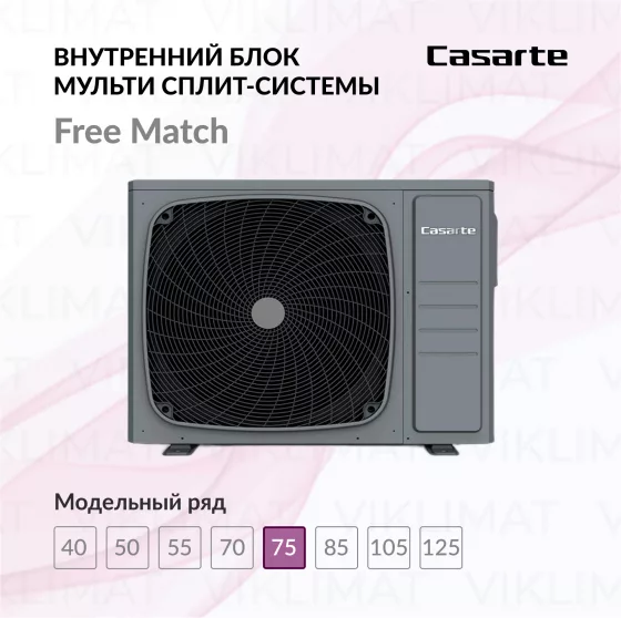 Casarte Внешний блок Casarte 4U75CM1/R3 Главное фото