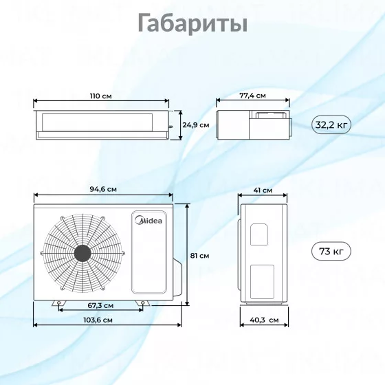 Midea MTI-1-P/MOU-L MTI-36HW1N1P-R/MOU-36HN1-LR Второе фото