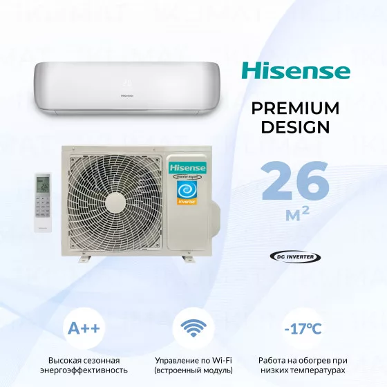 Hisense Premium DESIGN SUPER DC Inverter AS-10UW4RVETG01 Главное фото