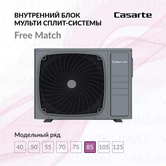 Casarte Внешний блок Casarte 4U85CM1/R3 Главное фото