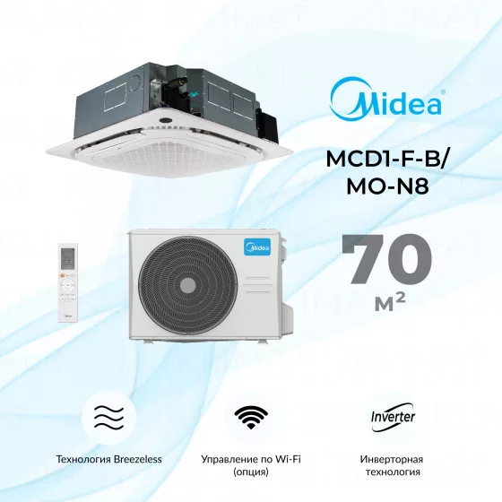 Midea MCD1-F-B/MO-N8 MCD1-24HRFNX(GA)-B/MOX430U-24HFN8-Q(GA)/T-MBQ4-04AWD Главное фото