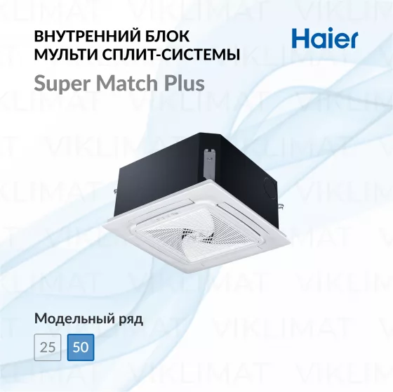 Кассетный кондиционер внутренний блок Haier AB50S2SC2FA Главное фото