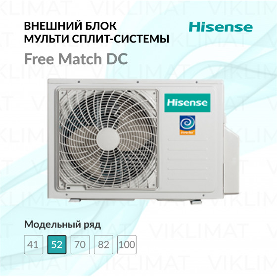 Hisense Free Match DC AMW2-18U4SXE Главное фото