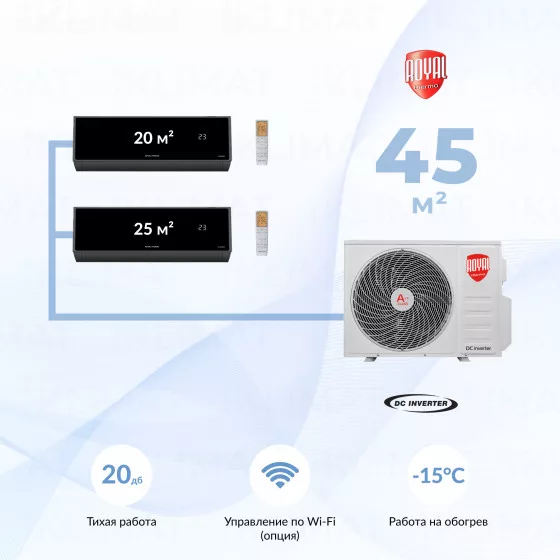 Royal Thermo RTFMO/out-18HN8 + RTFMI/in-07HN8/black + RTFMI/in-09HN8/black Главное фото