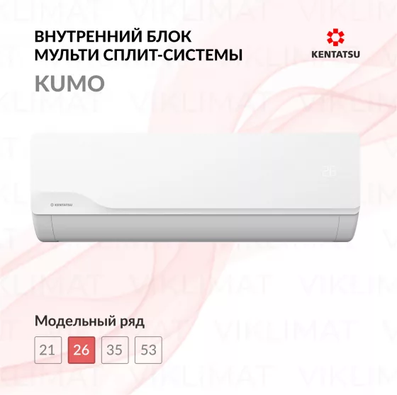 Kentatsu Кумо Мульти (Kumo Multi) KMGKU26HZRN1 Главное фото