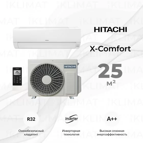 HITACHI X-Comfort RAK-25REF/RAC-25WEF Главное фото