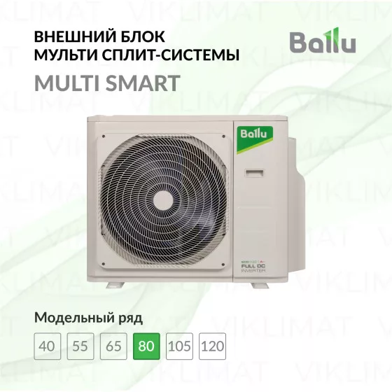 Ballu MULTI SMART BM4OI-FM/out-28HN8_V1/EU Главное фото