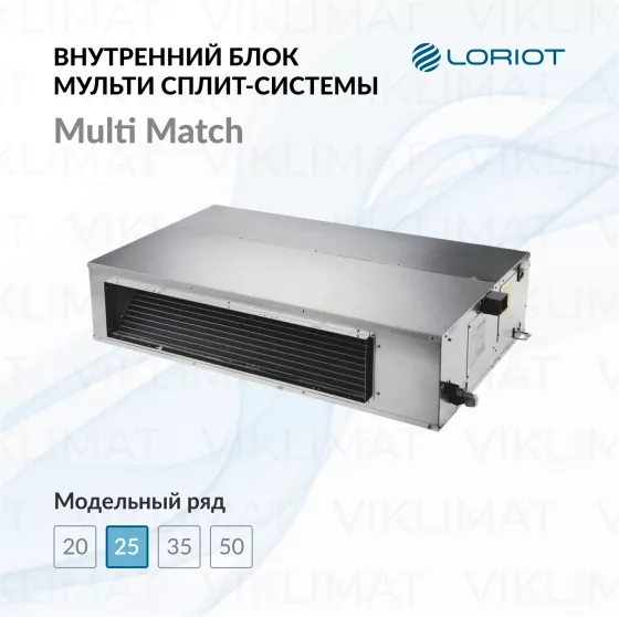 LORIOT Multi Match Внутренний блок LORIOT LAC-09ADIM-IN Главное фото