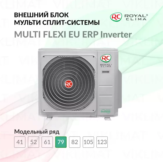 ROYAL CLIMA MULTI FLEXI  EU ERP Inverter 3RMN-27HN/OUT Главное фото