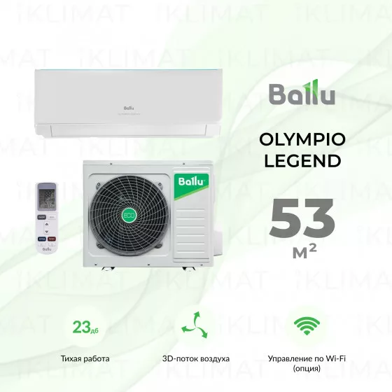 Сплит-система Ballu Olympio Legend BSW-18HN1_24Y комплект Главное фото