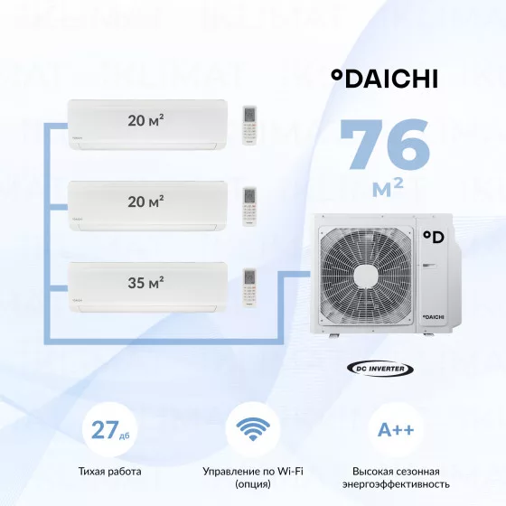 Daichi DF80A4MS1R +  2*ICE20AVQS1R-1 + ICE35AVQS1R-1 Главное фото