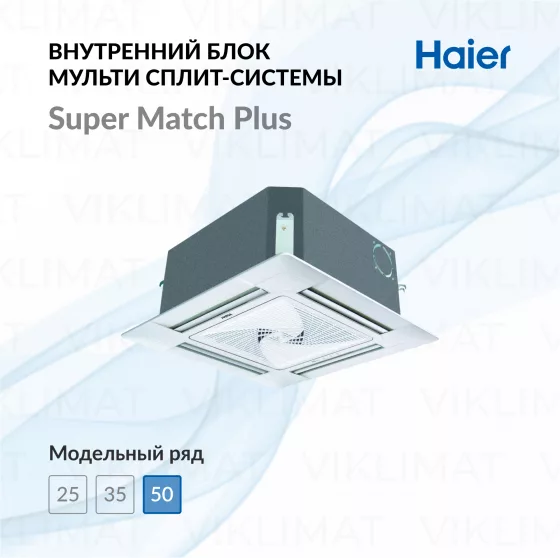 Кассетный кондиционер внутренний блок Haier AB50S2SC1FA Главное фото