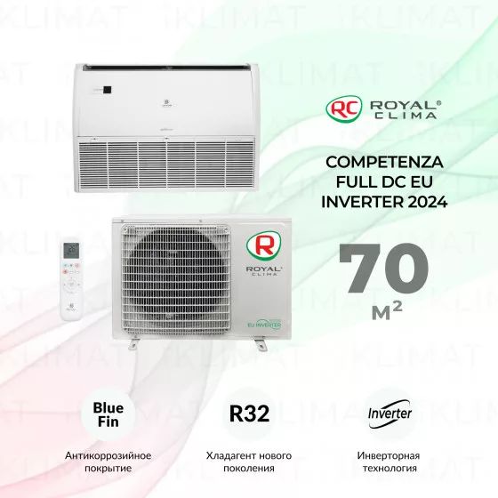 ROYAL CLIMA COMPETENZA FULL DC EU Inverter CO-F 24HNBI/CO-E 24HNBI Главное фото