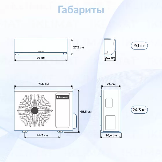 Hisense Premium DESIGN SUPER DC Inverter AS-10UW4RVETG01 Второе фото
