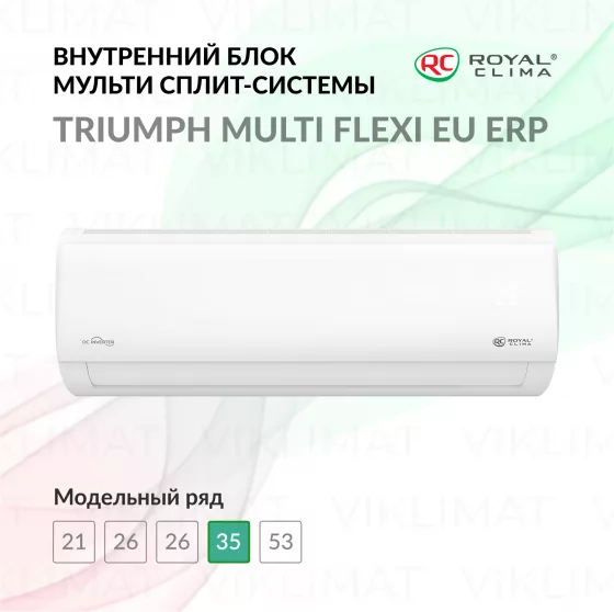 ROYAL CLIMA TRIUMPH MULTI FLEXI EU ERP RCI-TMN12HN Главное фото