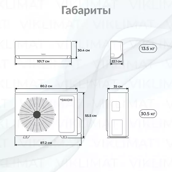 Daichi SIBERIA Inverter SIB50AVQS1R/SIB50FVS1R Второе фото