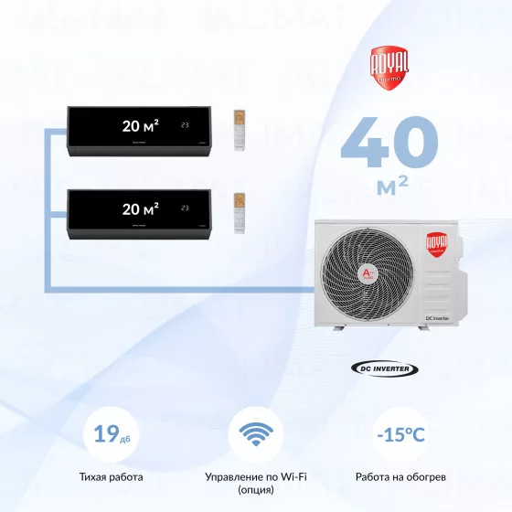 Royal Thermo RTFMO/out-14HN8 + 2*RTFMI/in-07HN8/black Главное фото