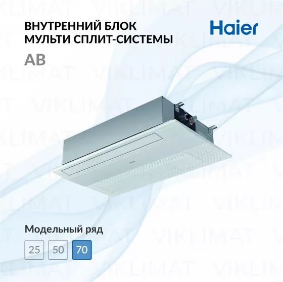 Кассетный кондиционер внутренний блок Haier AB71S2SA1FA Главное фото