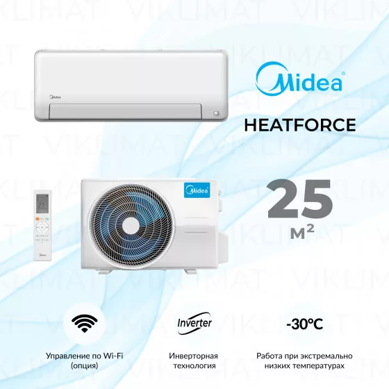 Midea HeatForce MSHP-09N8D6-I/MSHP-09N8D6-O Главное фото