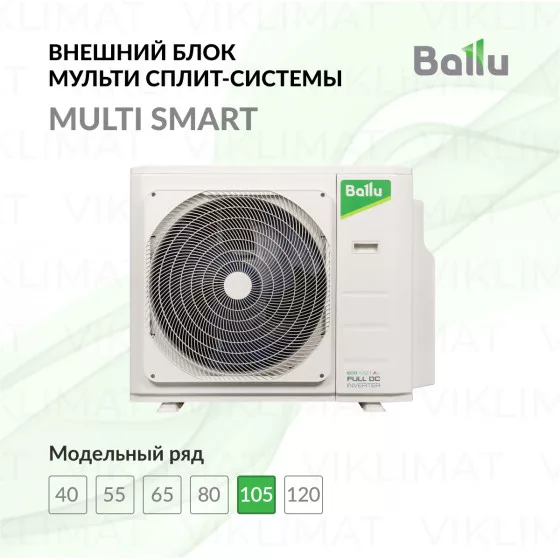 Ballu MULTI SMART BM4OI-FM/out-36HN8_V1/EU Главное фото