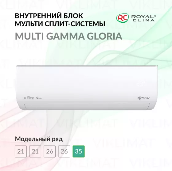 ROYAL CLIMA MULTI GAMMA GLORIA RCI-GLF12HN Главное фото
