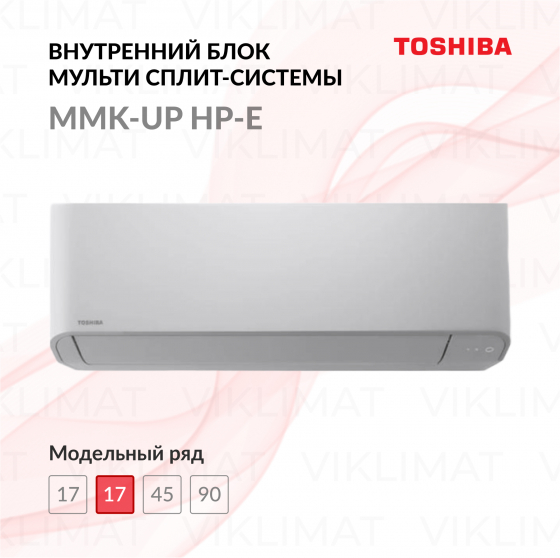 Блок внутренний настенный TOSHIBA MMK-AP0057HP-E Главное фото