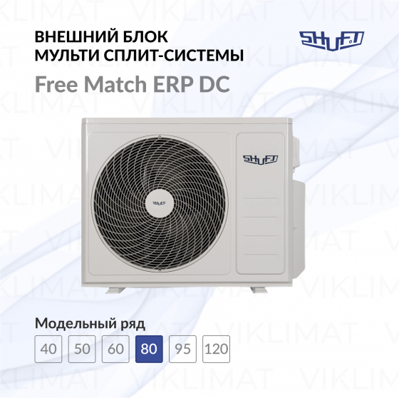 Блок наружный Shuft SFMO/I-27 FMI-3/N8/Out инверторной мульти сплит-системы Главное фото