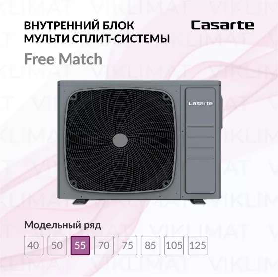Casarte Внешний блок Casarte 3U55CM1/R3 Главное фото
