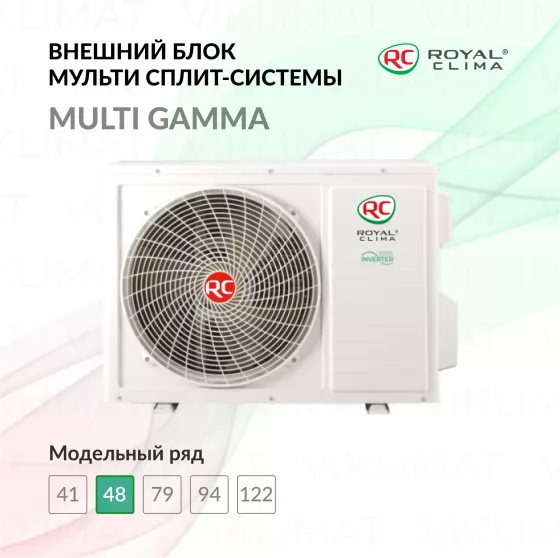 ROYAL CLIMA MULTI GAMMA 2TFM-17HN/OUT Главное фото
