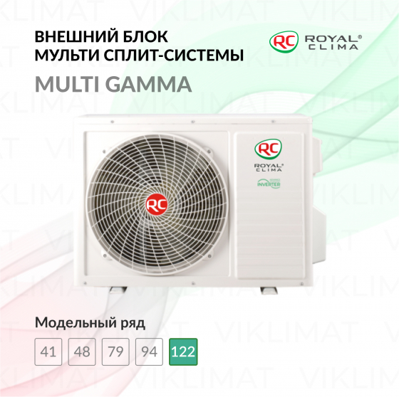 ROYAL CLIMA MULTI GAMMA 5TFM-42HN/OUT Главное фото