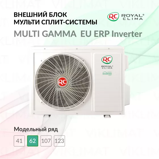 ROYAL CLIMA MULTI GAMMA  EU ERP Inverter 3TFM-21HN/OUT Главное фото