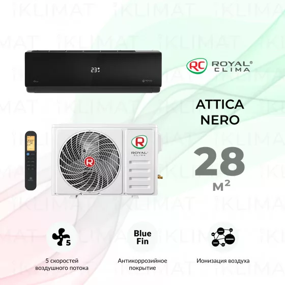 ROYAL CLIMA ATTICA NERO RC-AN28HN Главное фото