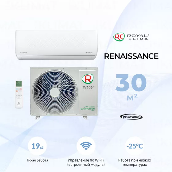 ROYAL CLIMA RENAISSANCE DC EU Inverter RCI-RND30HN Главное фото