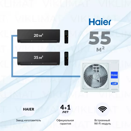 Haier FLEXIS Super Match 3U55S2SR5FA + AS25S2SF3FA-B + AS35S2SF3FA-B Главное фото