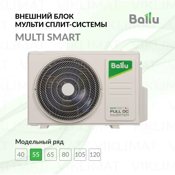 Ballu MULTI SMART BM2OI-FM/out-18HN8_V1/EU Главное фото