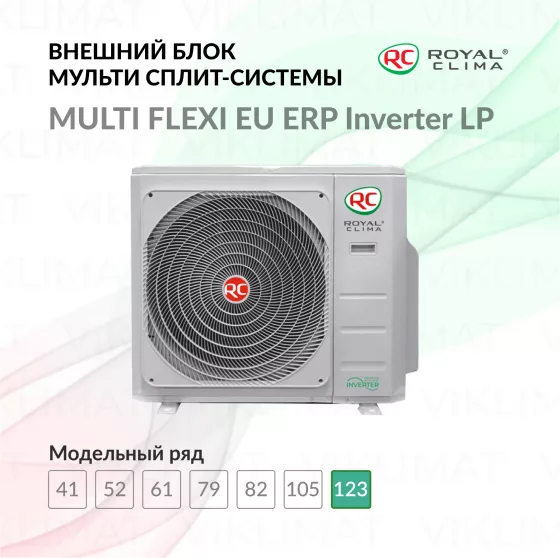 ROYAL CLIMA MULTI FLEXI  EU ERP Inverter LP 5RMH-42HN/OUT Главное фото