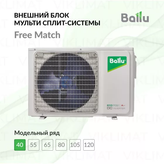 Ballu Free Match ERP R32 BA2OI-FM/out-14HN8/EU Главное фото