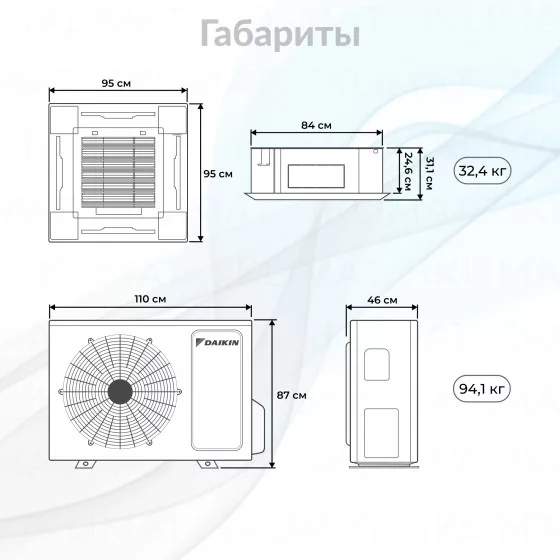 Daikin FCAG-B/RZAG FCAG125B/RZAG125NY1/BYCQ140E Второе фото
